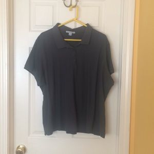 Plus size polo shirt